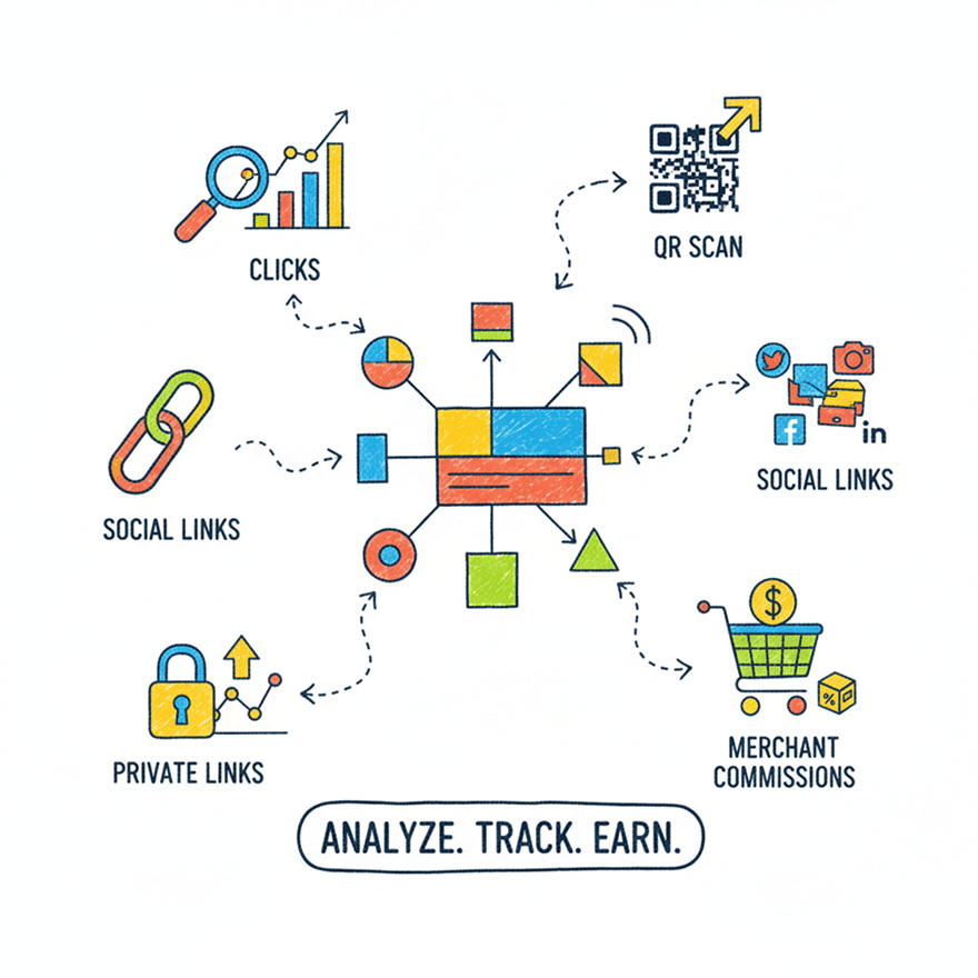 Digital business card analytics show which links attract attention after every interaction