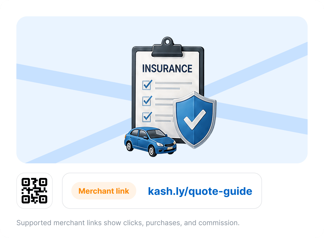 Insurance education links and QR code tracking