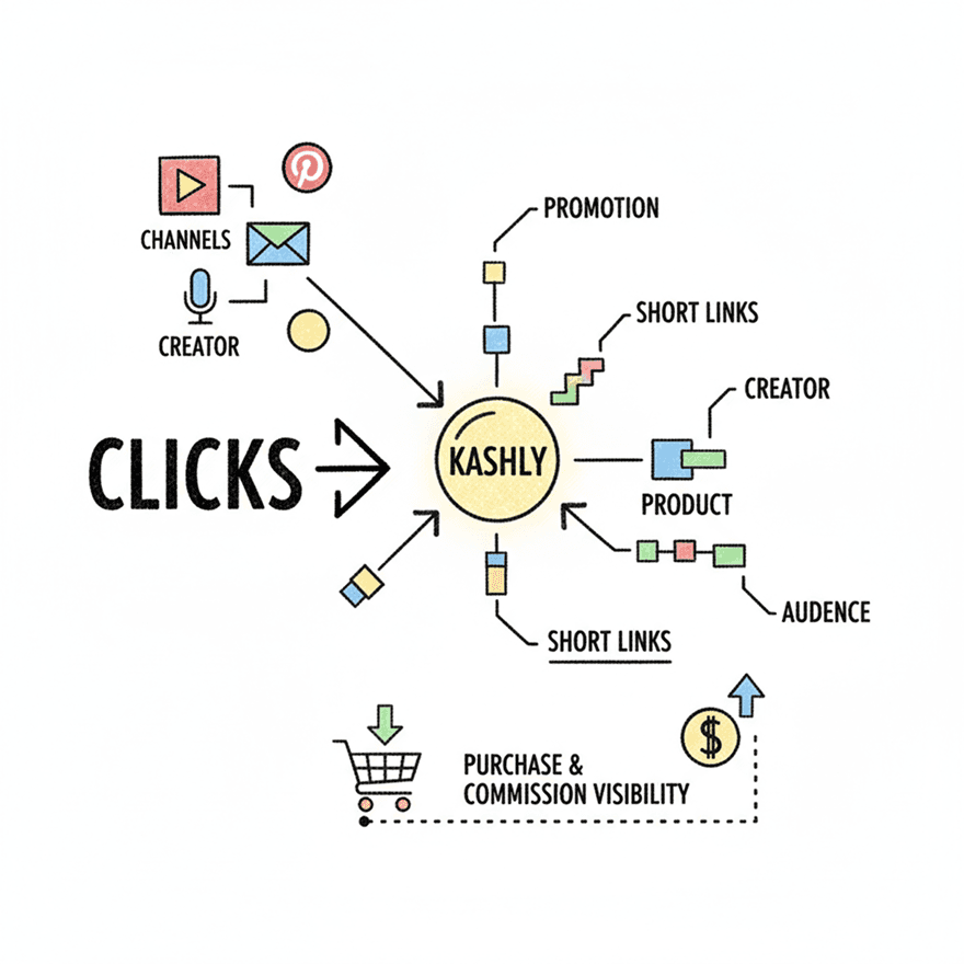 Campaign analytics connect clicks to the links and channels that created them